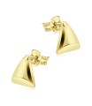 Plain Silver Stud Earring STS-2428